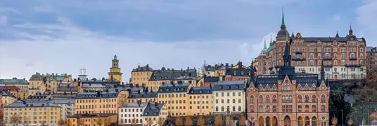 Gamla Stan is Stockholm's old town and features charming architecture painted in multiple colours, making it a popular tourist attraction